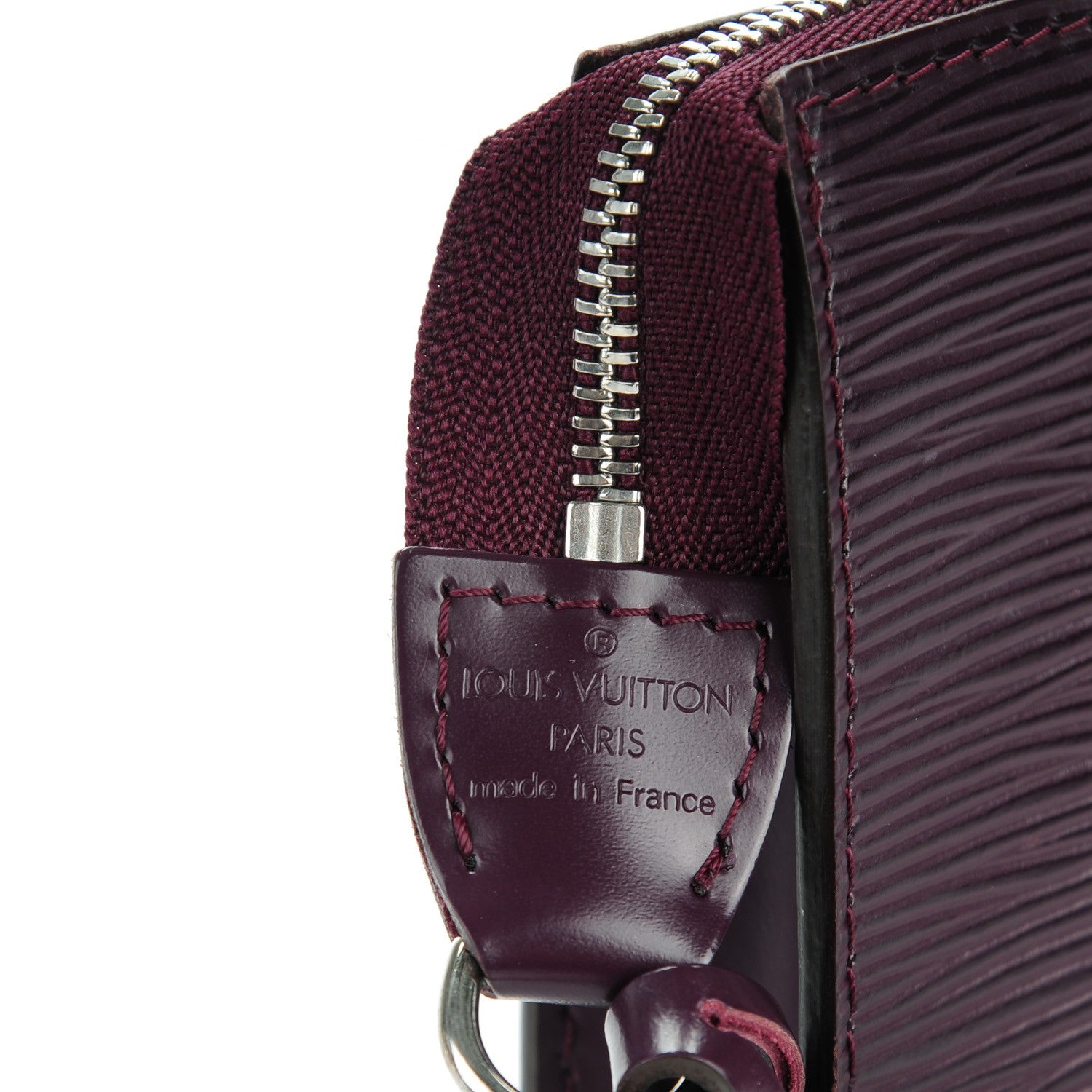 Louis Vuitton Epi Pochette Accessories 24 Cassis 6 of 9
