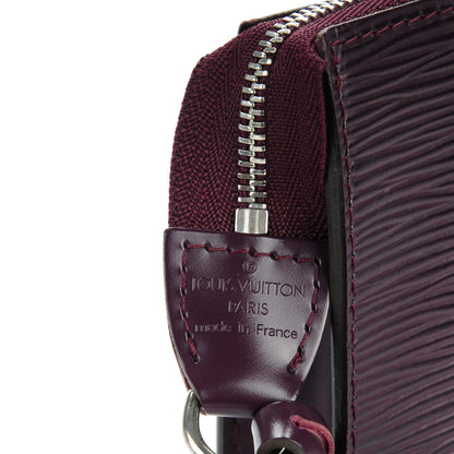 Louis Vuitton Epi Pochette Accessories 24 Cassis 6 of 9