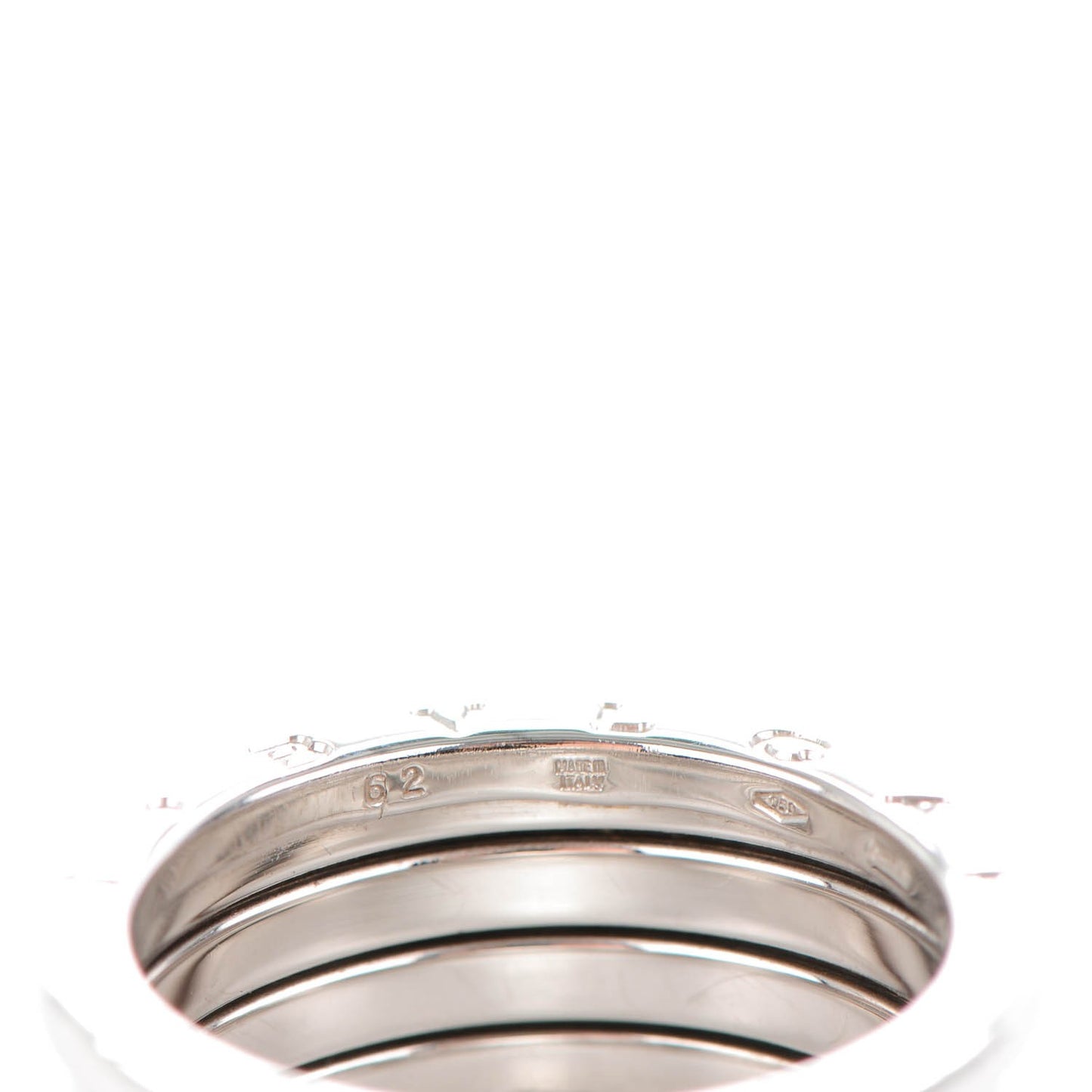 18K White Gold B.Zero1 Four-Band Ring 62 10