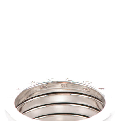 Bulgari 18K White Gold B.Zero1 Four-Band Ring 62 10 5 of 6
