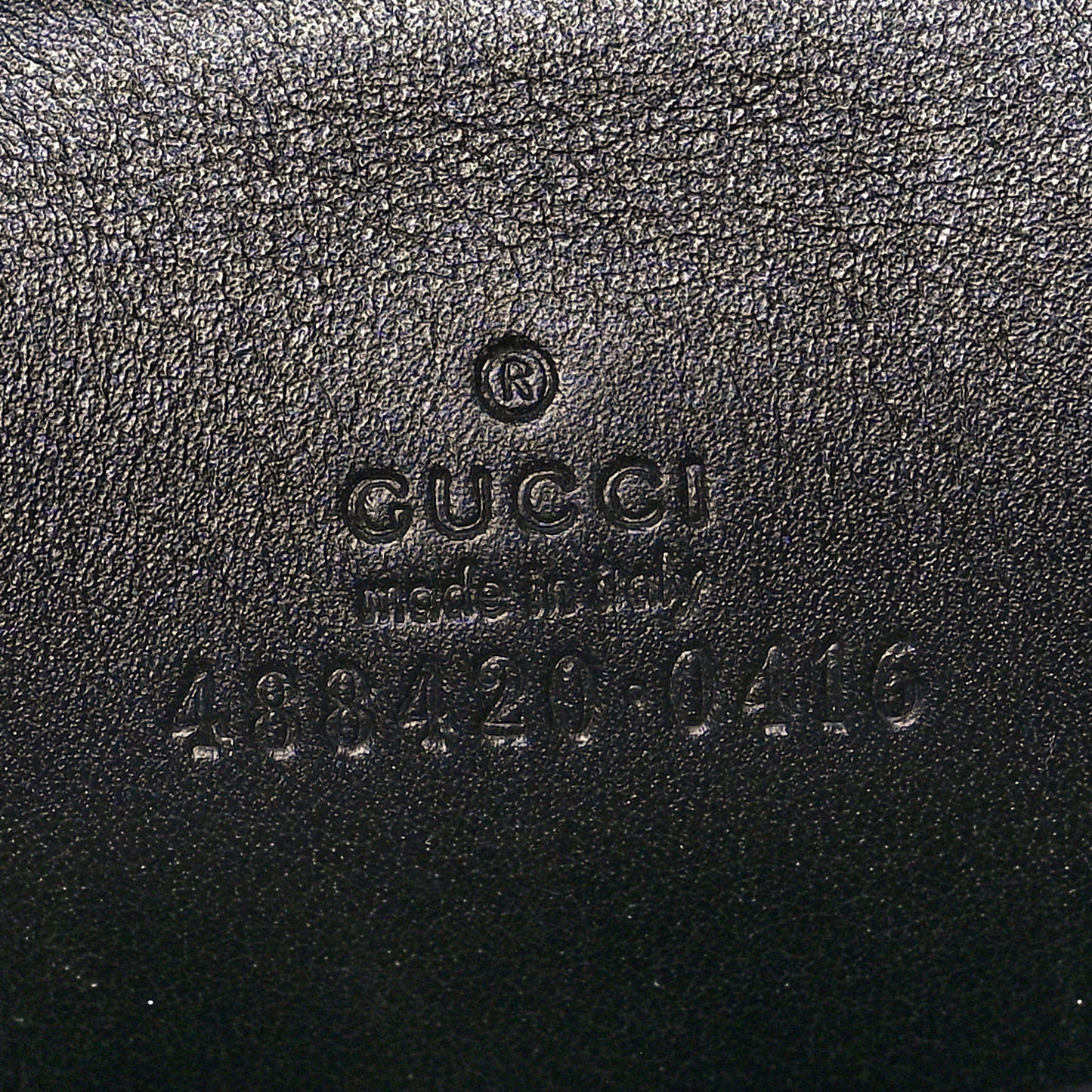 Calfskin Matelasse Animal Studs GG Marmont Belt Pouch Bag Black