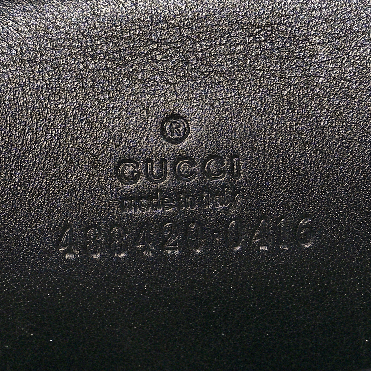 Gucci Calfskin Matelasse Animal Studs GG Marmont Belt Pouch Bag Black 6 of 9