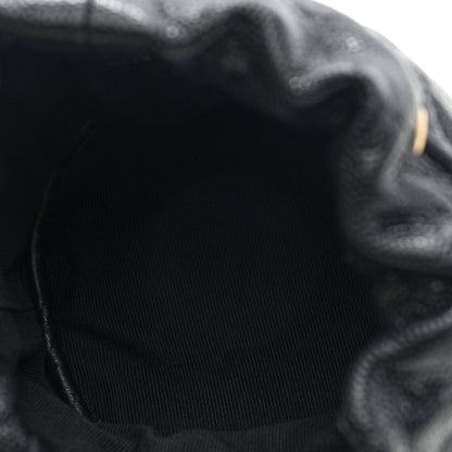 Chanel Caviar Quilted Coco First Bucket Clutch With Chain Black 5 of 10