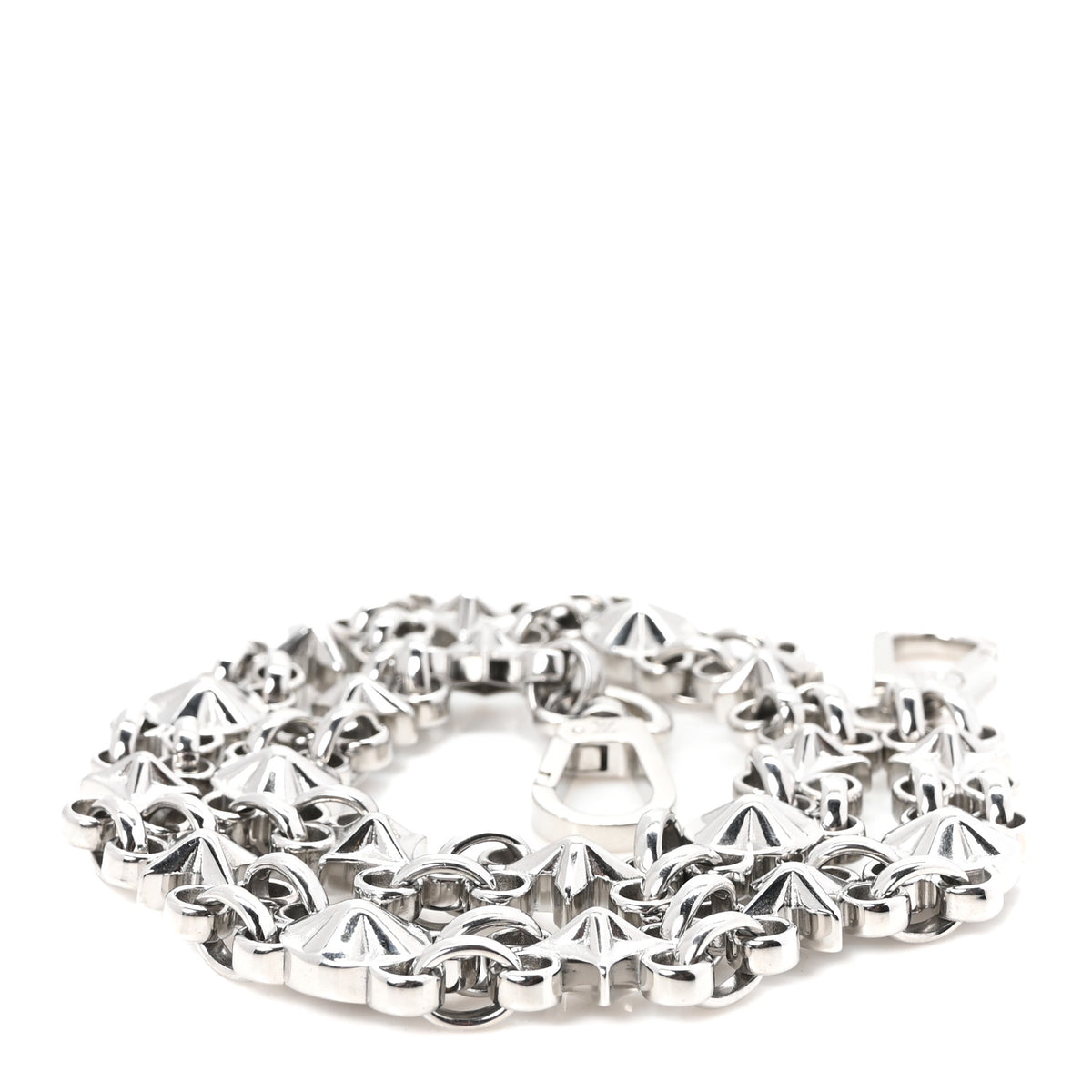 Louis Vuitton Metal My Flower Chain Bag Charm Silver 2 of 5