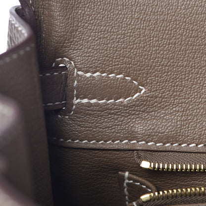 Hermes Togo Birkin 25 Etoupe 29 of 37