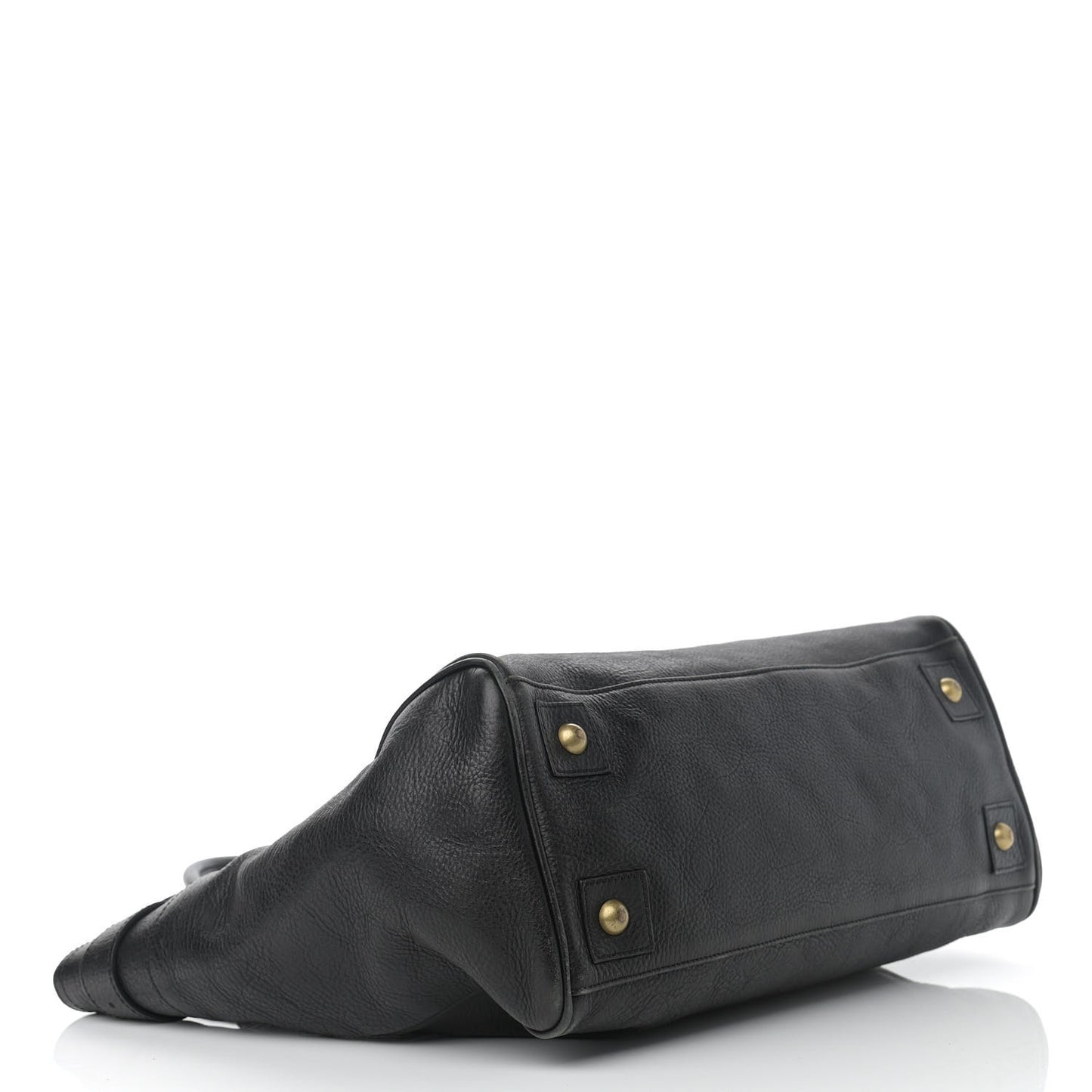 Natural Leather Bayswater Tote Black