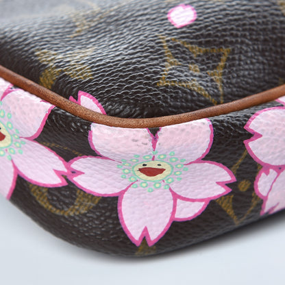 Louis Vuitton Monogram Cherry Blossom Pochette Accessories Brown 8 of 12