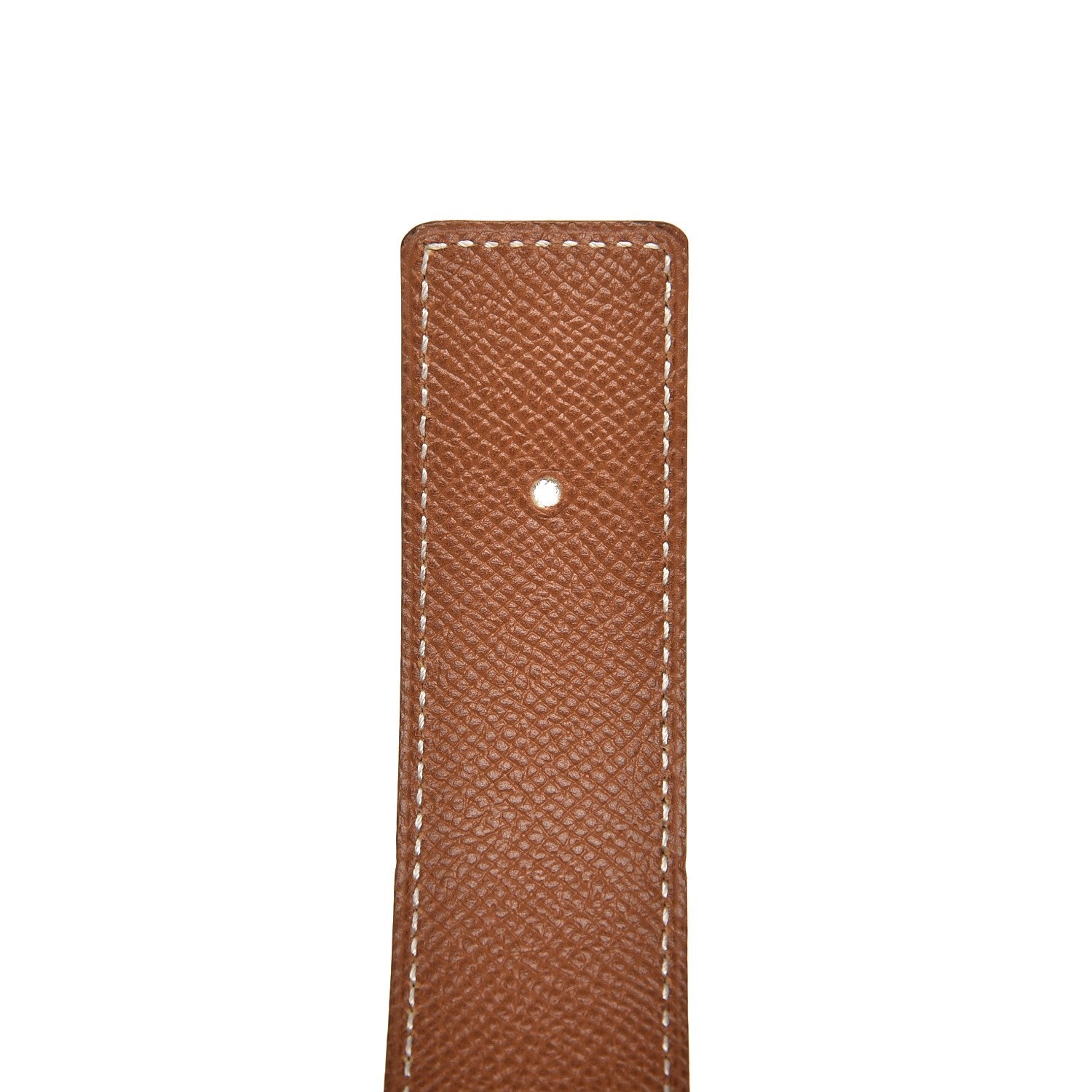 Hermes Box Courchevel 32mm Belt Strap 70 Noir Gold 2 of 6