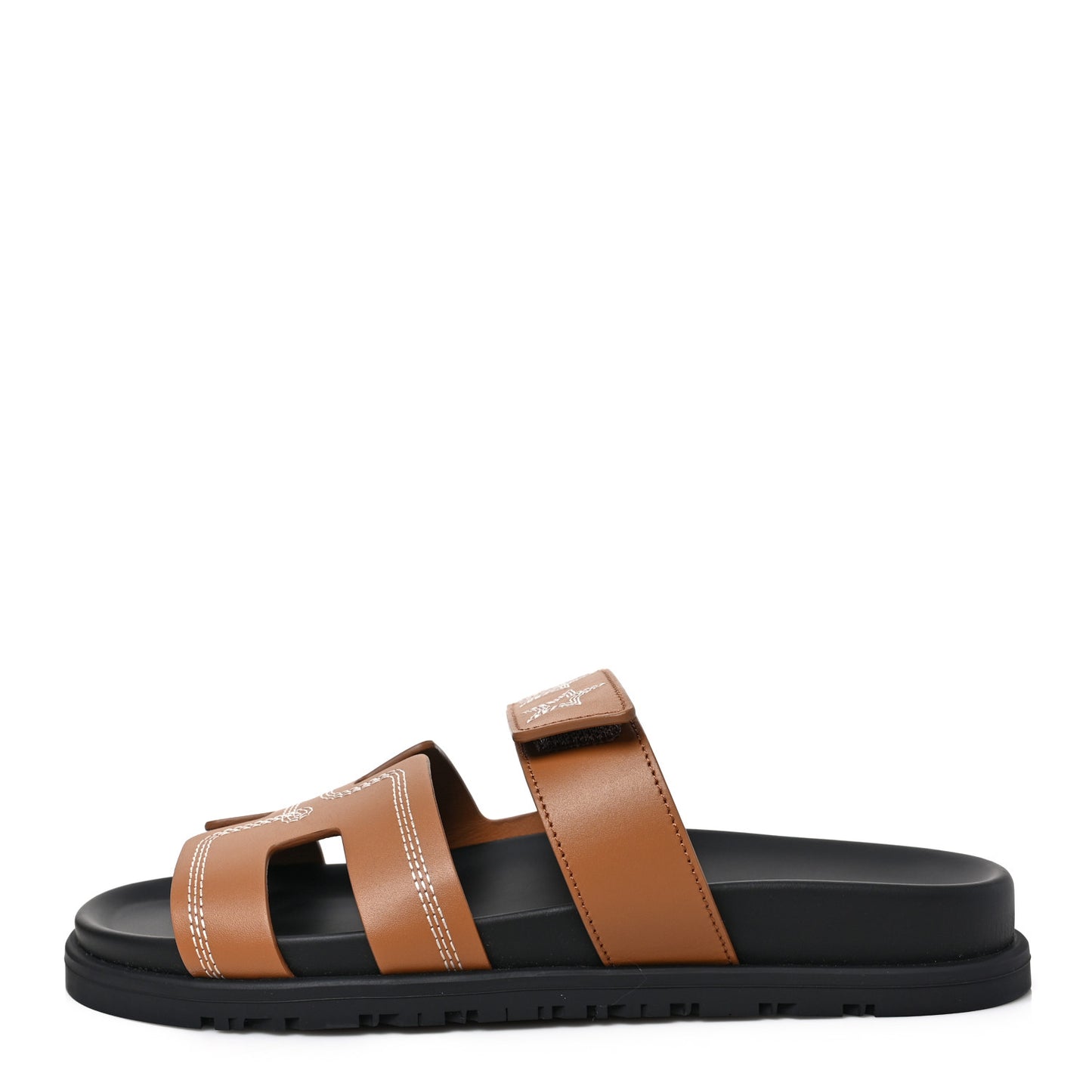 Calfskin Embroidered Womens Chypre Sandals 37 Natural