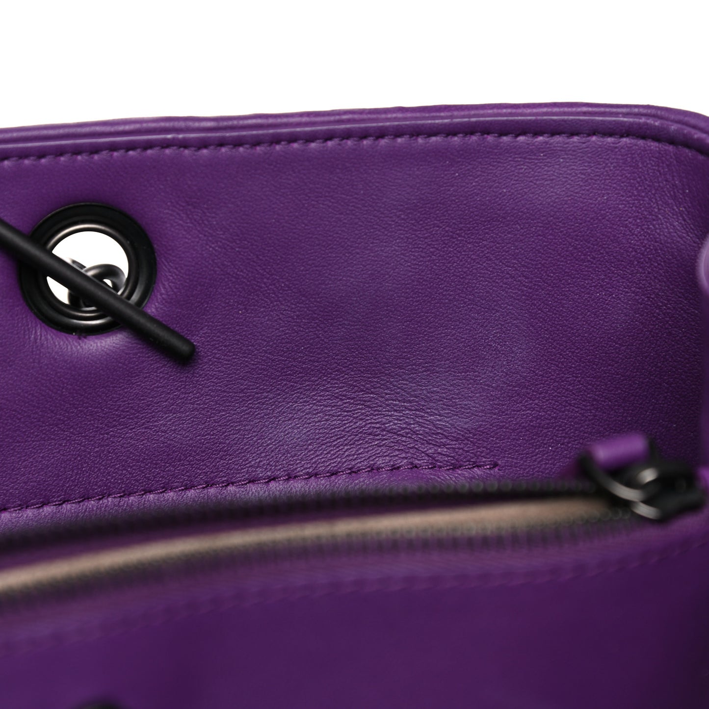 Nappa Intrecciato Medium Tote Purple