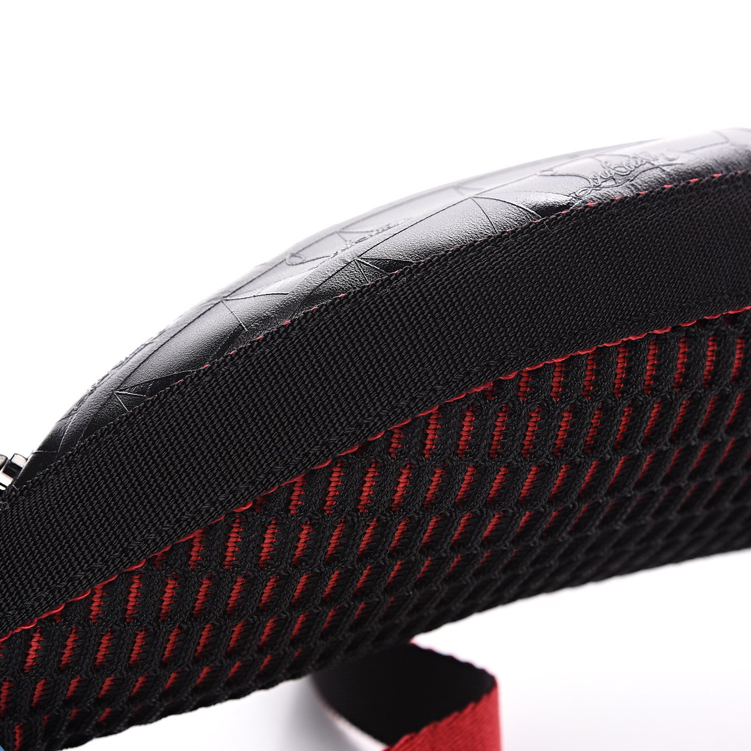Christian Louboutin Calfskin Pyramid Embossed Parisnyc Belt Bag Black 7 of 10