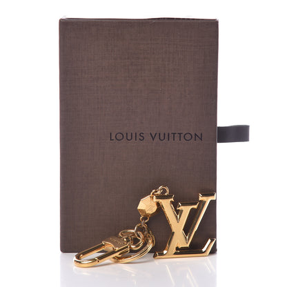 Louis Vuitton LV Facettes Bag Charm Key Holder Gold 5 of 5