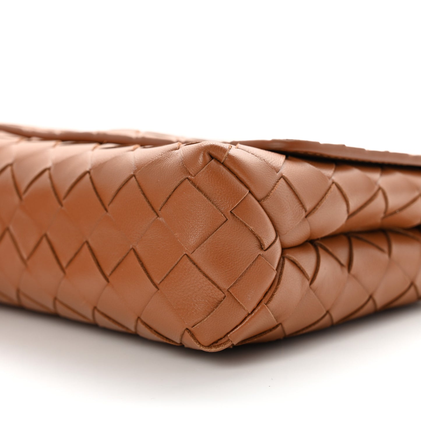 Nappa Intrecciato Mini Crossbody Bag Wood