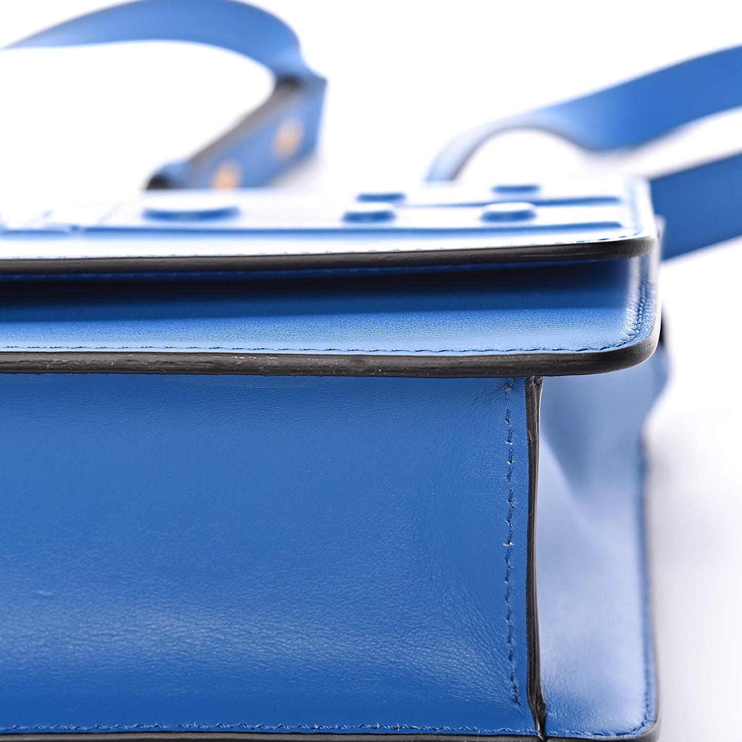 Supple Calfskin Tribute X Shoulder Bag Blue