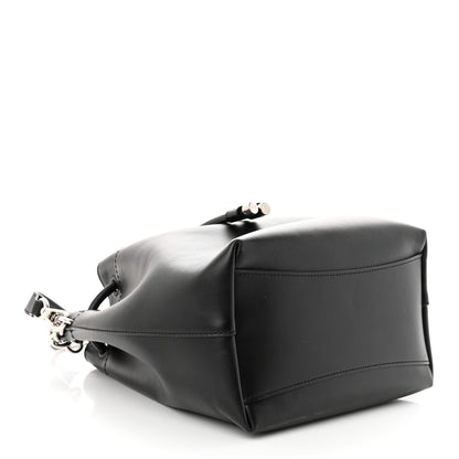Jimmy Choo Smooth Shiny Calfskin Bon Bon Bucket Bag Black 4 of 9