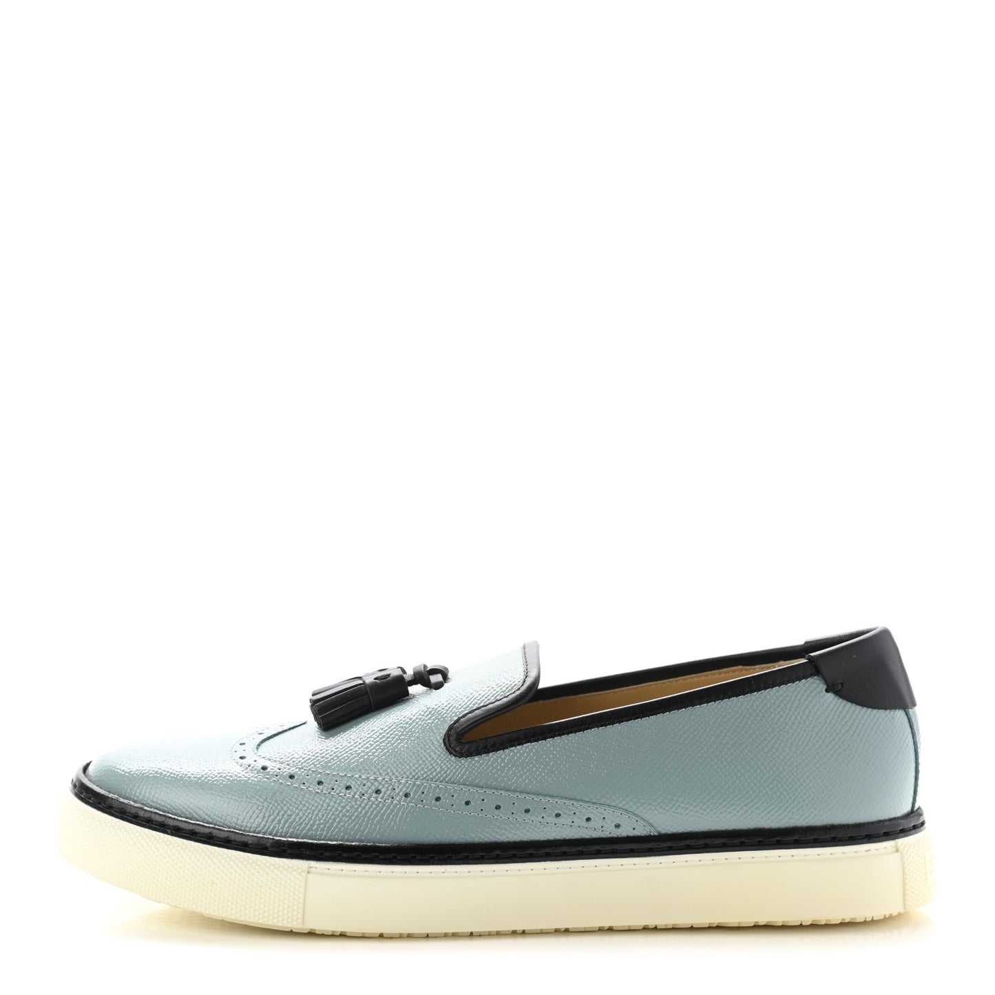 Patent Epsom Esprit Ghillies Tassel Loafers 40