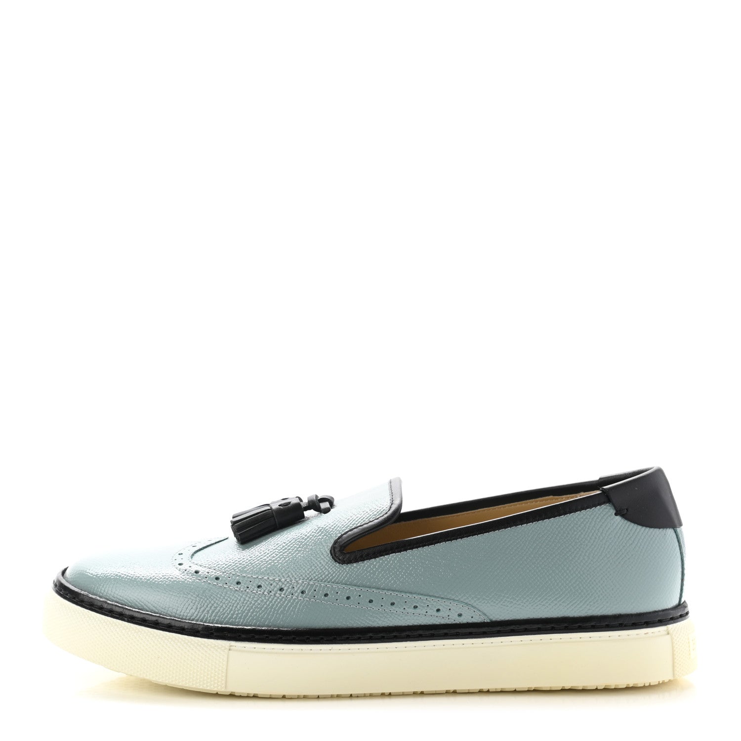 Hermes Patent Epsom Esprit Ghillies Tassel Loafers 40 1 of 8