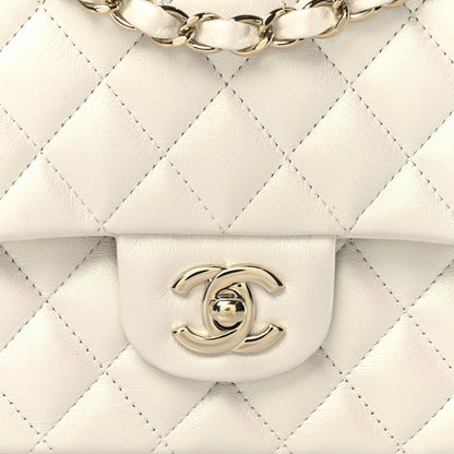 Chanel Iridescent Calfskin Quilted Medium Double Flap White 8 of 11