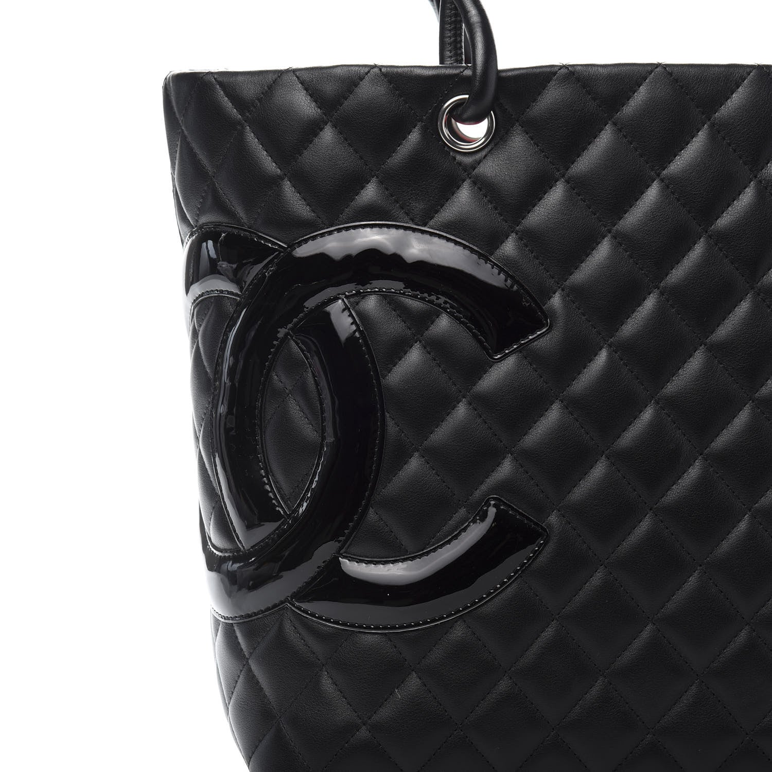 Chanel Calfskin Quilted Large Cambon Tote Black 12 of 12
