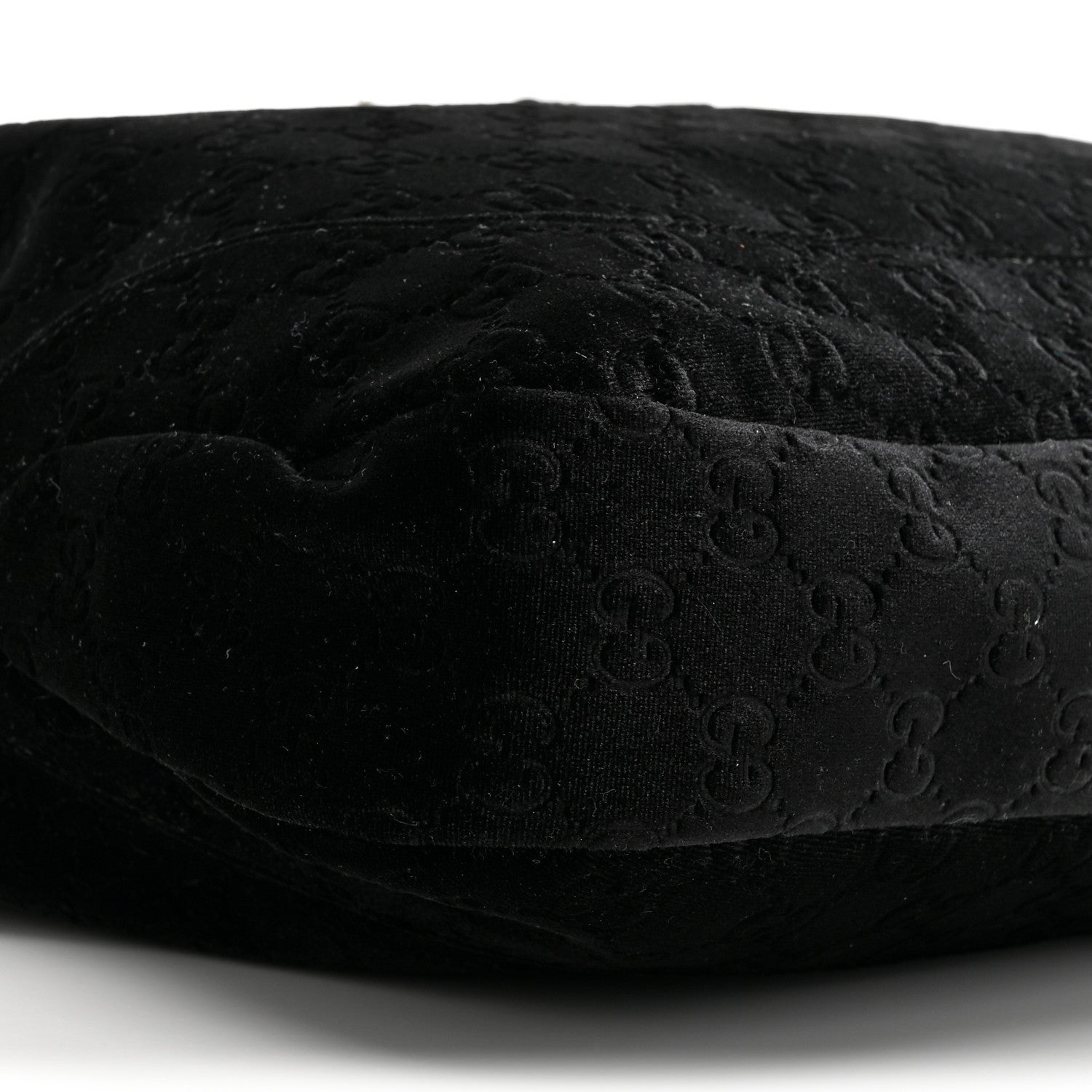 Gucci Velvet Large Jackie 1961 Shoulder Bag Black Black 10 of 10