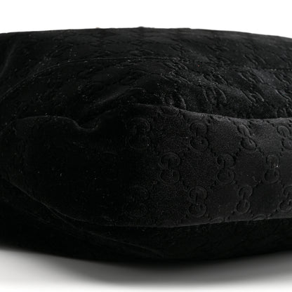 Gucci Velvet Large Jackie 1961 Shoulder Bag Black Black 10 of 10