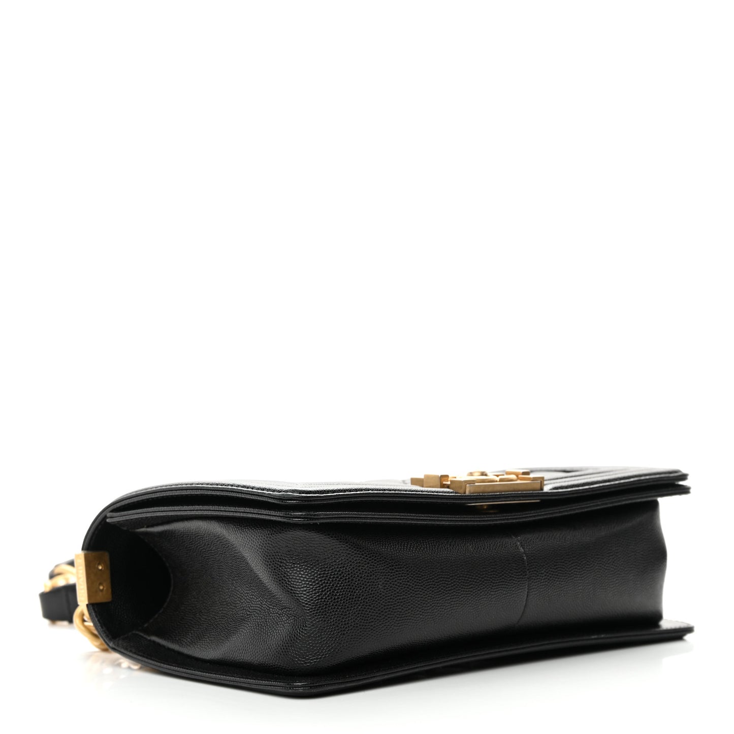 Caviar Quilted Medium Boy Flap Black