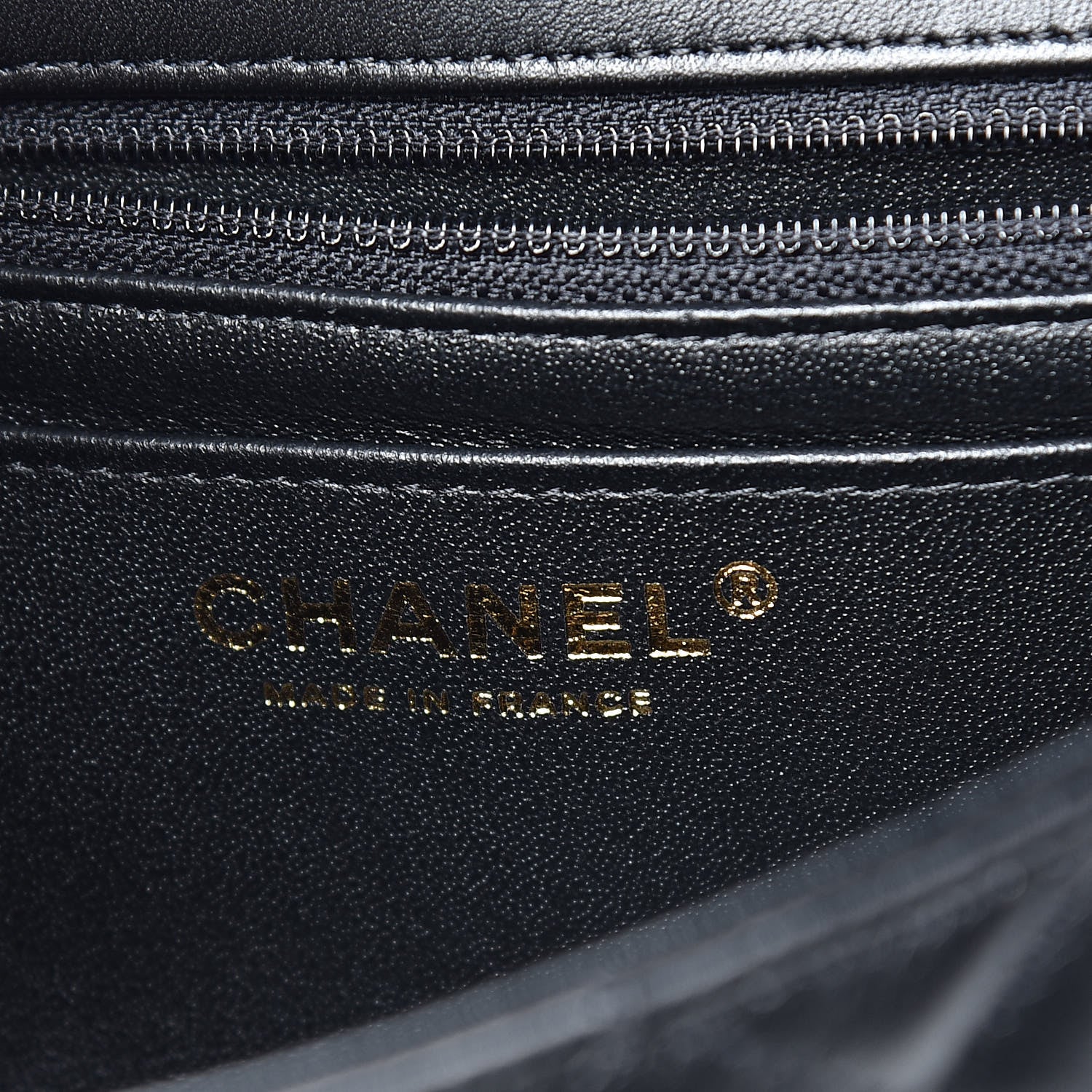 Chanel Lambskin Quilted Mini Rectangular Flap Black 6 of 10