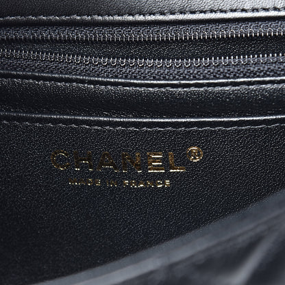 Chanel Lambskin Quilted Mini Rectangular Flap Black 6 of 10