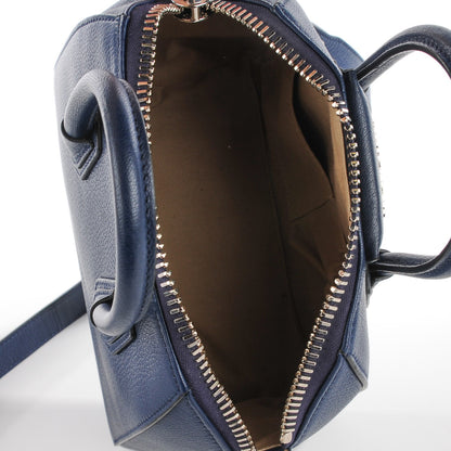 Givenchy Sugar Goatskin Mini Antigona Deep Blue 7 of 7