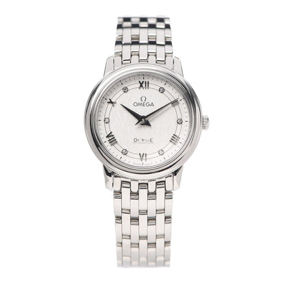Omega Stainless Steel Diamond 27mm De Ville Prestige Quartz Watch 424.10.27.60.52.002 1 of 6