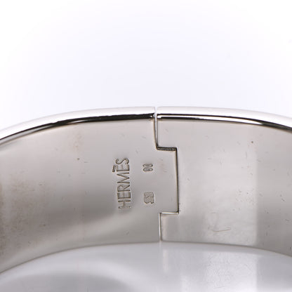 Hermes Enamel Wide Clic Clac H Bracelet PM Rouge De Chine 4 of 5