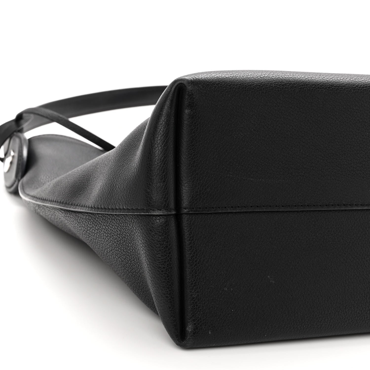 Louis Vuitton Calfskin Lockme Hobo Black 8 of 10