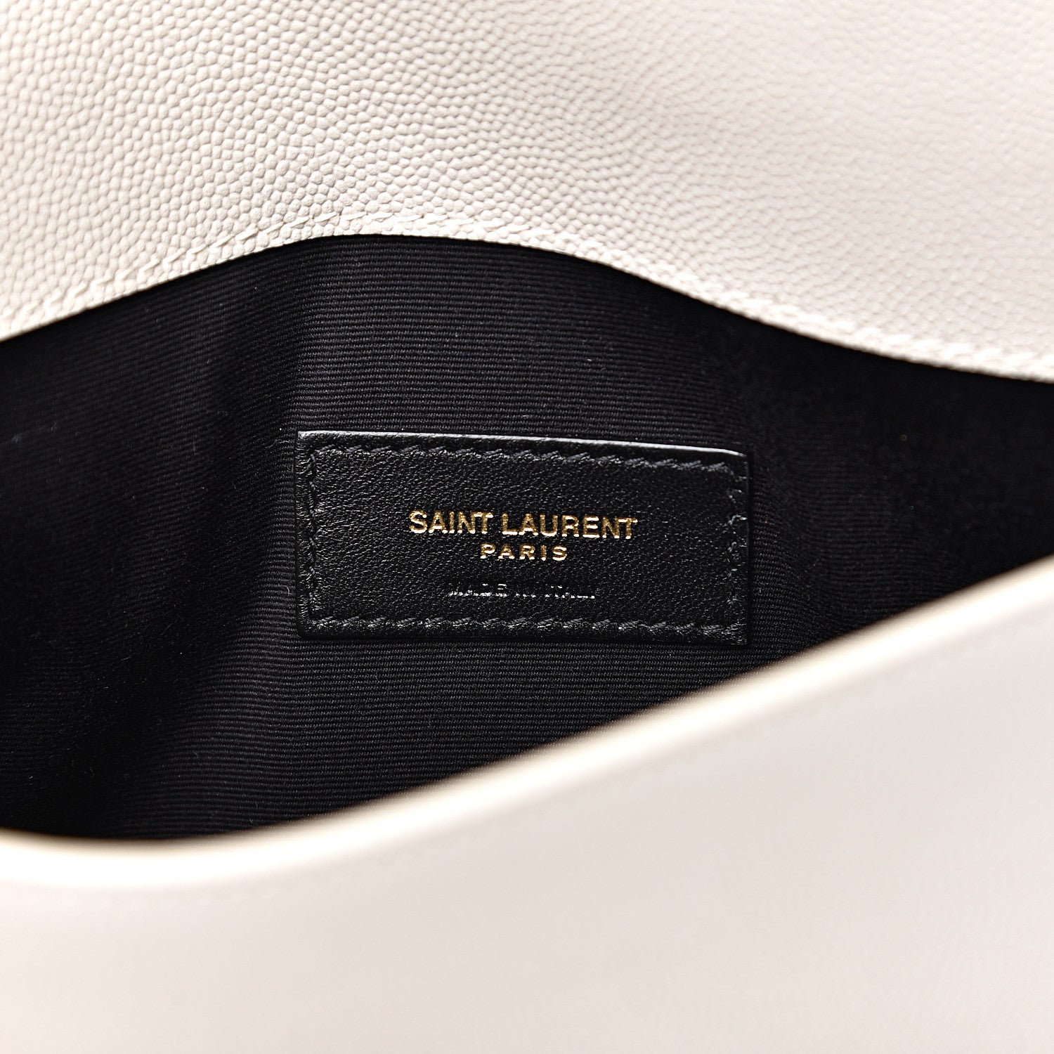 Saint Laurent Grain De Poudre Uptown Pouch Crema Soft 5 of 5