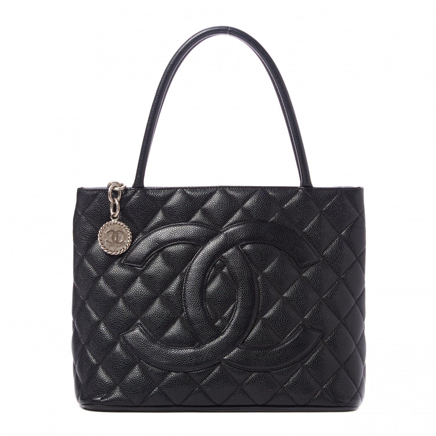 Chanel Caviar Quilted Medallion Tote Black 1 of 10