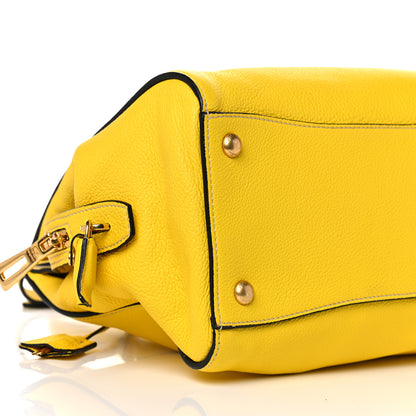 Prada Vitello Grain Tote Girasole 8 of 11