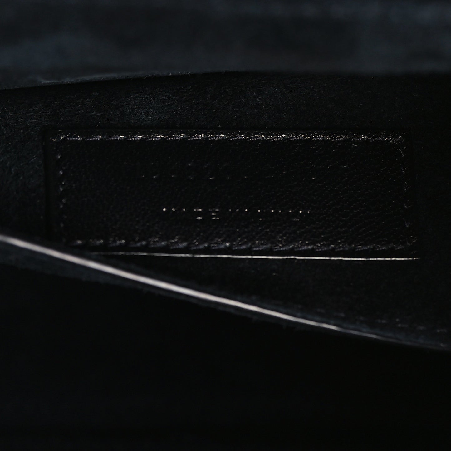 Smooth Calfskin Suede Medium Bellechasse Black