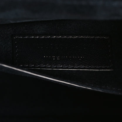 Saint Laurent Smooth Calfskin Suede Medium Bellechasse Black 7 of 9