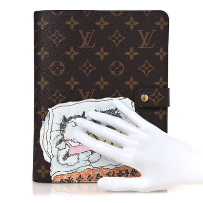 Louis Vuitton Monogram Grace Coddington Desk Agenda Cover MM 2 of 6