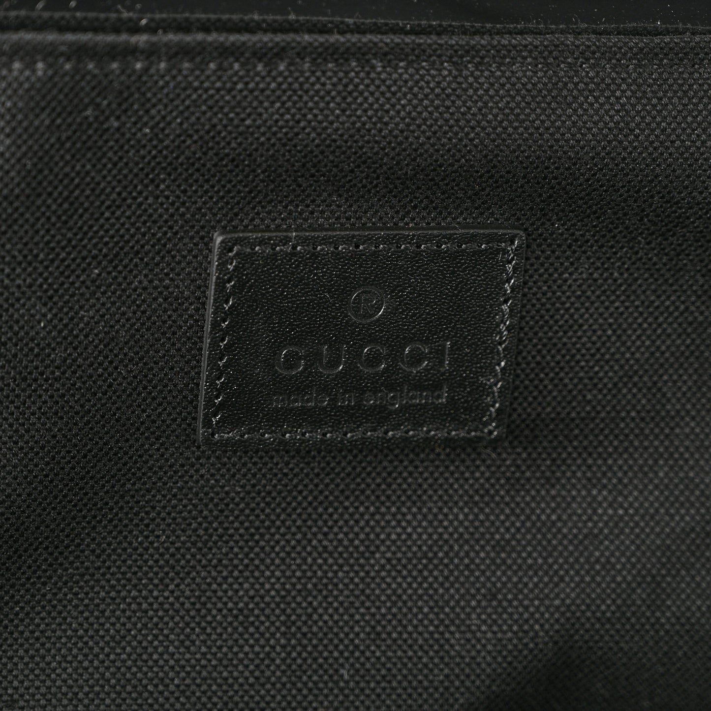 GG Supreme Monogram Medium Globe-Trotter Suitcase Black