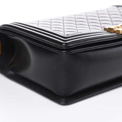Chanel Caviar Quilted New Medium Boy Flap Black 8 of 11