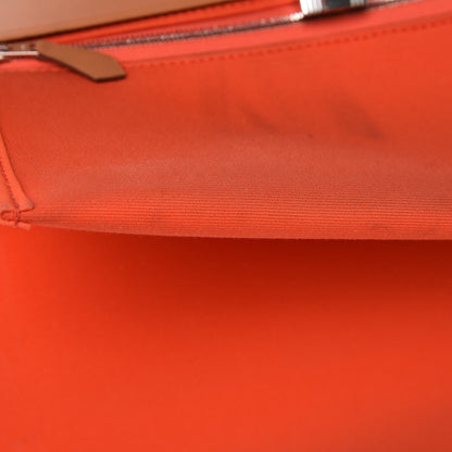 Hermes Vache Hunter Toile Herbag Zip 31 PM Orange 20 of 30