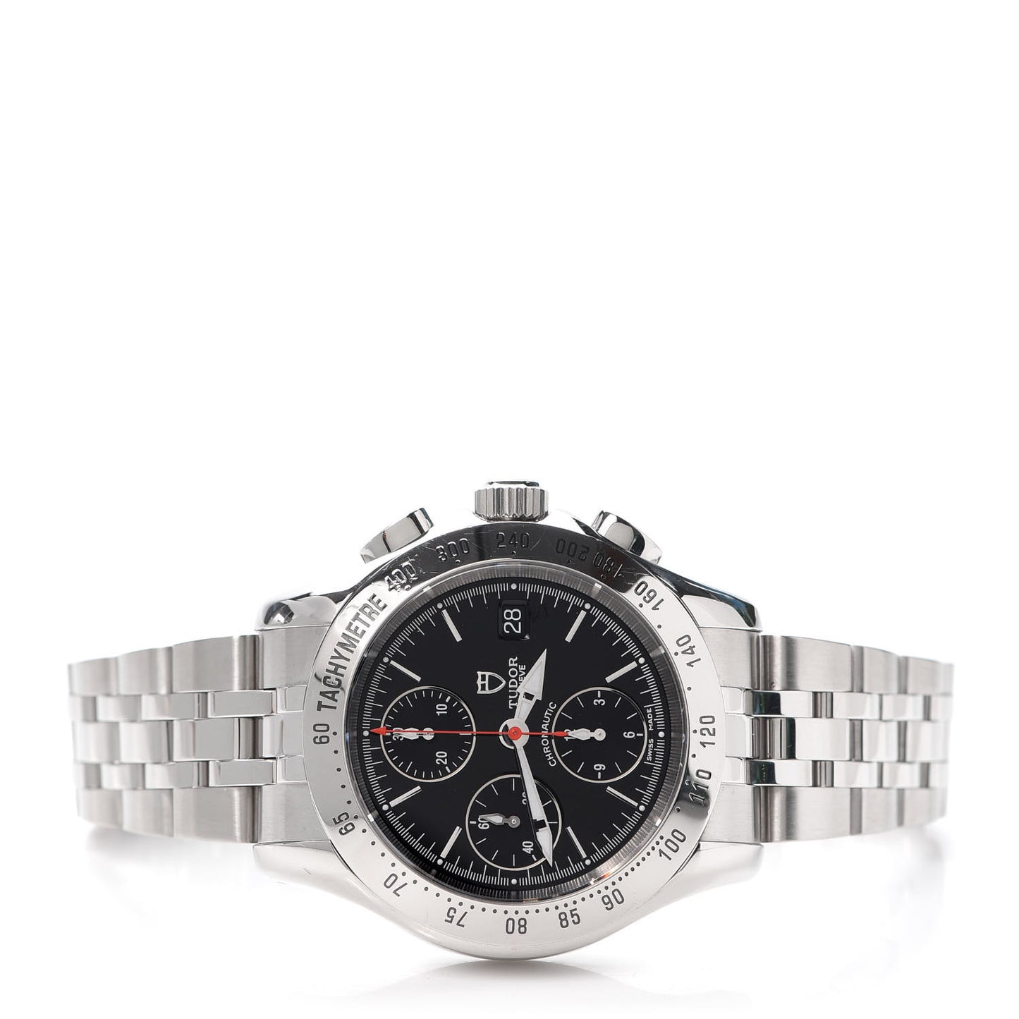 Stainless Steel 41mm Chronoautic Automatic Watch Black 79380P