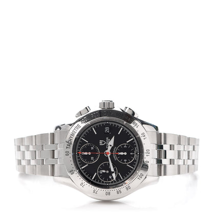 TUDOR Stainless Steel 41mm Chronoautic Automatic Watch Black 79380P 2 of 6
