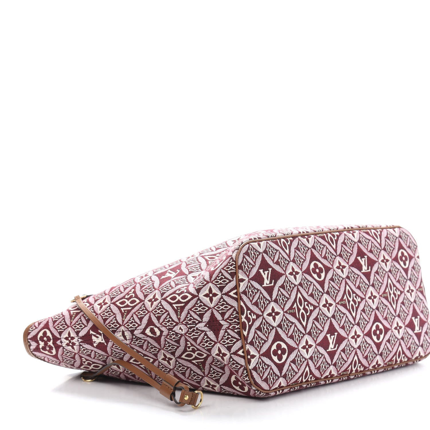 Louis Vuitton Jacquard Since 1854 Neverfull MM Bordeaux 10 of 14