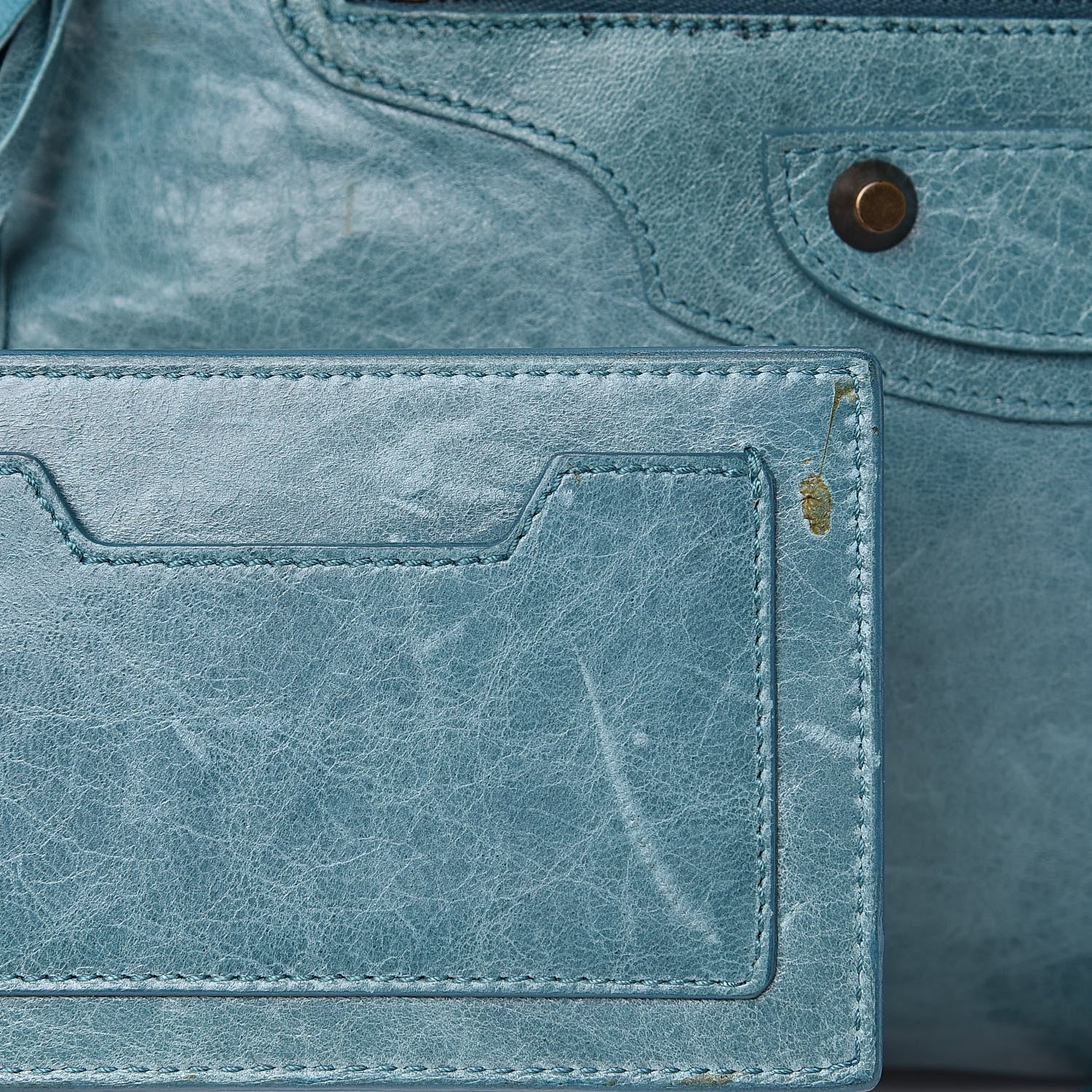 Balenciaga Agneau Classic Hardware City Bleu India 19 of 21