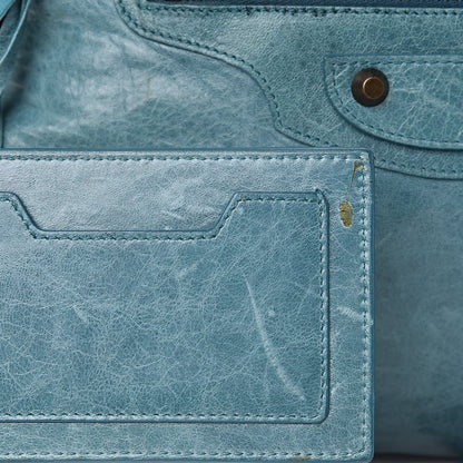 Balenciaga Agneau Classic Hardware City Bleu India 19 of 21