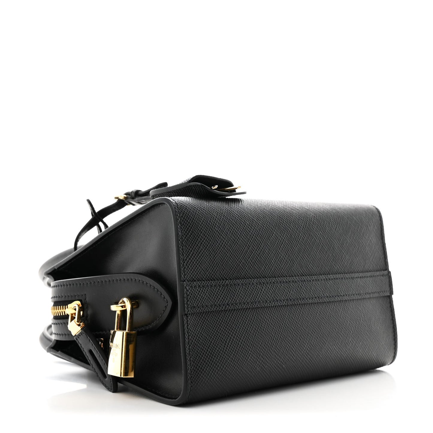 Saffiano Cuir Calfskin Small Kristen Black