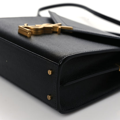 Saint Laurent Grain de Poudre Mini Classic Monogram Cassandra Top Handle Black 8 of 8