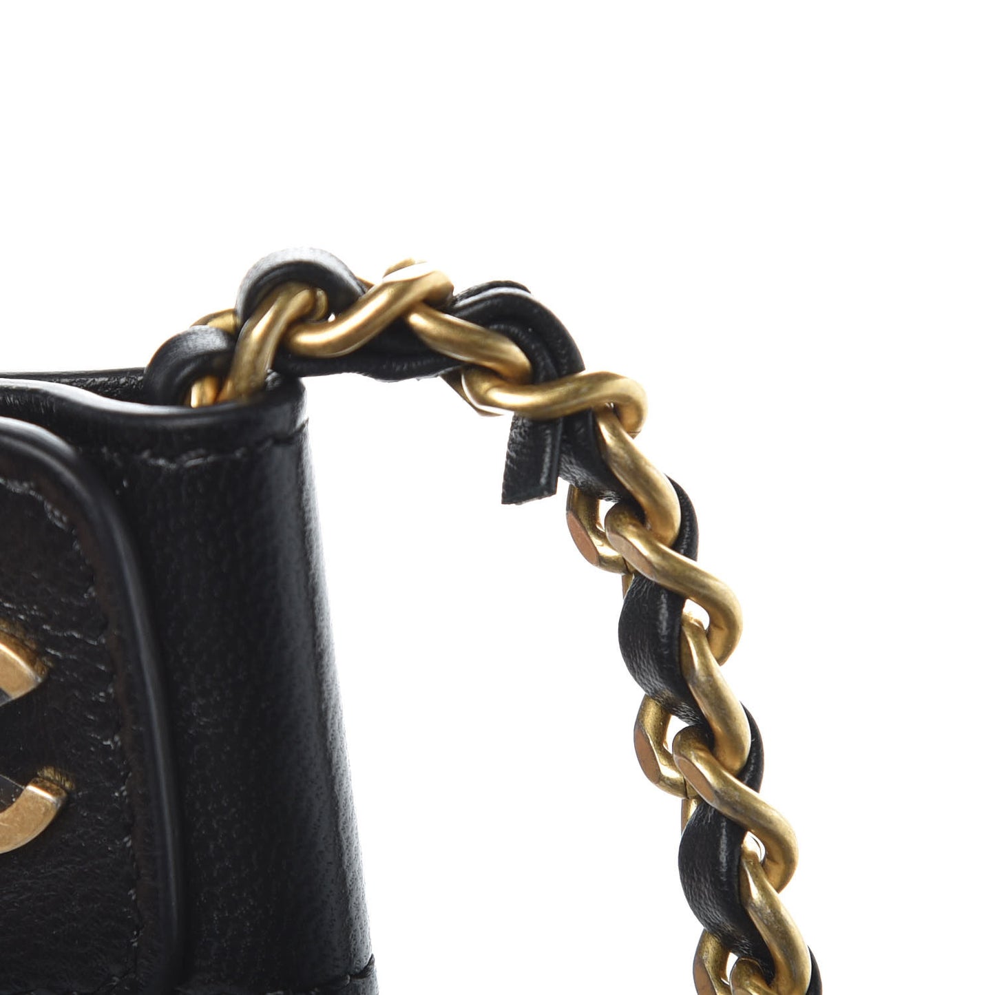Lambskin Quilted Side Packs Black