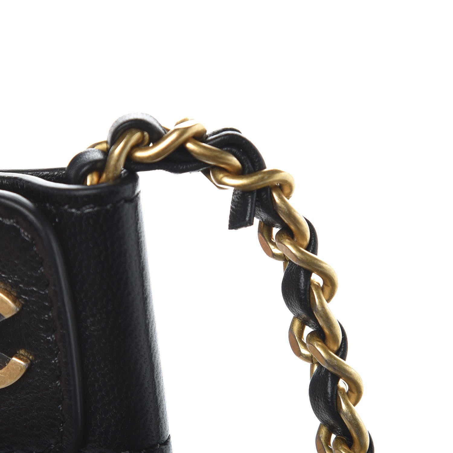 Chanel Lambskin Quilted Side Packs Black 16 of 17